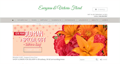 Desktop Screenshot of evergreenvictoriafloral.com